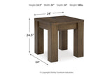 Rosswain Warm Brown Lift-top Coffee Table and 2 End Tables -  Ashley - Luna Furniture