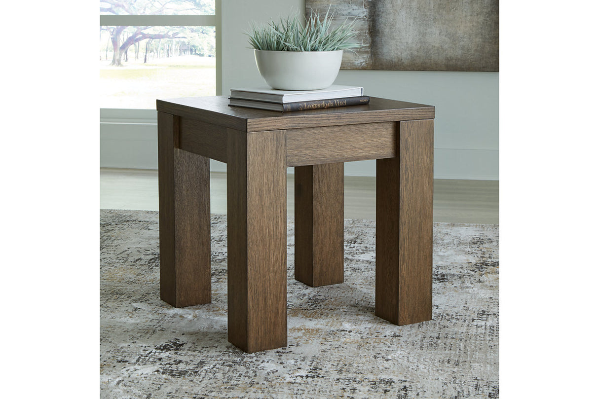 Rosswain Warm Brown Lift-top Coffee Table and 2 End Tables -  Ashley - Luna Furniture