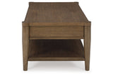 Roanhowe Brown Coffee Table and 2 End Tables -  Ashley - Luna Furniture