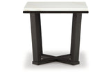 Fostead White/Espresso Coffee Table and 2 Ends from Ashley - Luna Furniture