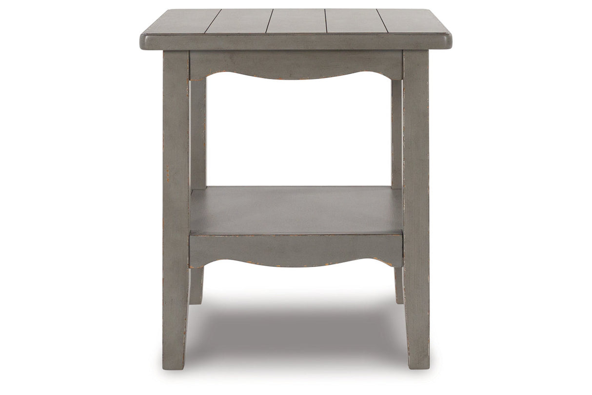 Charina Antique Gray Coffee Table and 2 End Tables -  Ashley - Luna Furniture