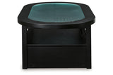 Winbardi Black Coffee Table and 2 Chairside End Tables from Ashley - Luna Furniture