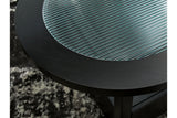 Winbardi Black Coffee Table and 2 Chairside End Tables from Ashley - Luna Furniture