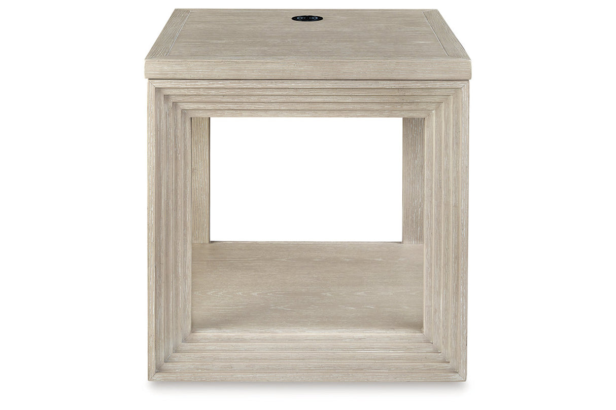 Marxhart Bisque Lift-top Coffee Table and 2 End Tables from Ashley - Luna Furniture