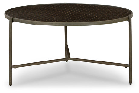 Doraley Brown/Gray Coffee Table and 2 Chairside End Tables -  Ashley - Luna Furniture