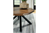 Haileeton Brown/Black Coffee Table and 2 End Tables -  Ashley - Luna Furniture