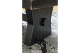 Galliden Black Coffee Table and 2 End Tables -  Ashley - Luna Furniture