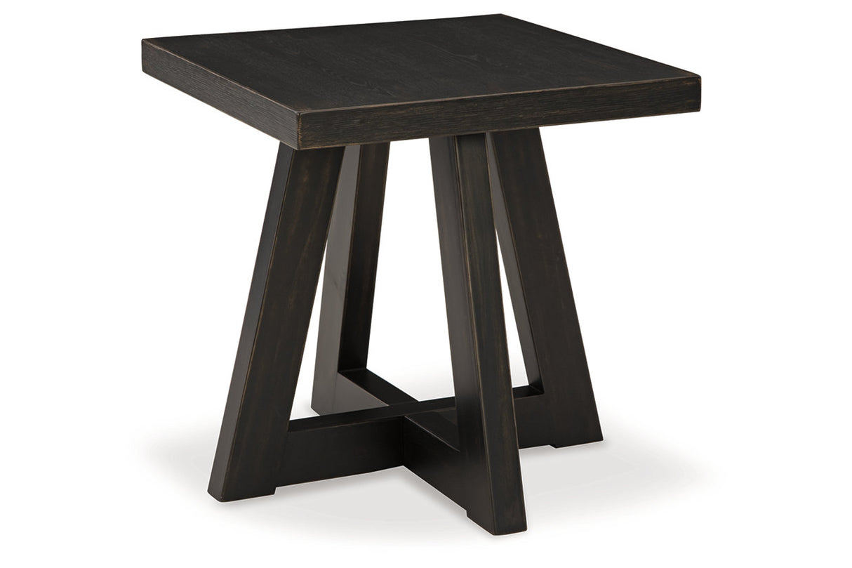 Galliden Black Coffee Table and 2 End Tables -  Ashley - Luna Furniture