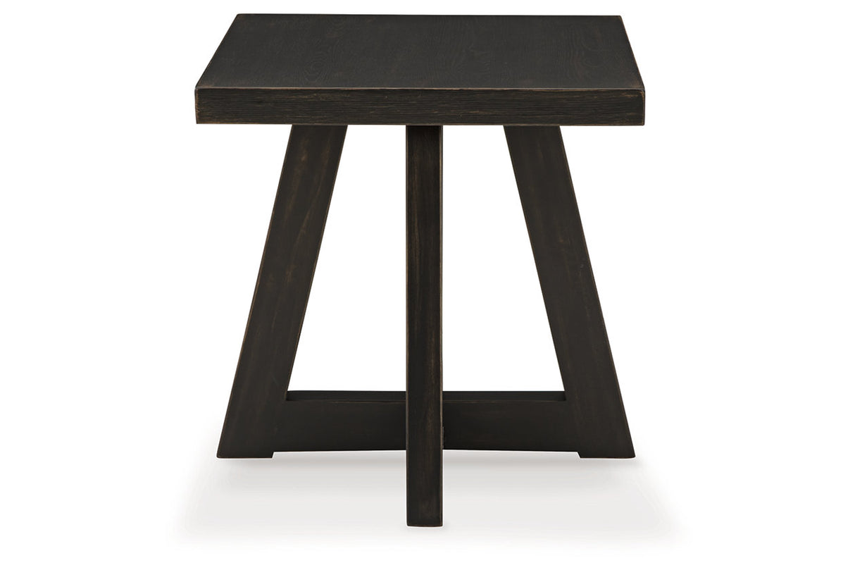 Galliden Black Coffee Table and 2 End Tables -  Ashley - Luna Furniture