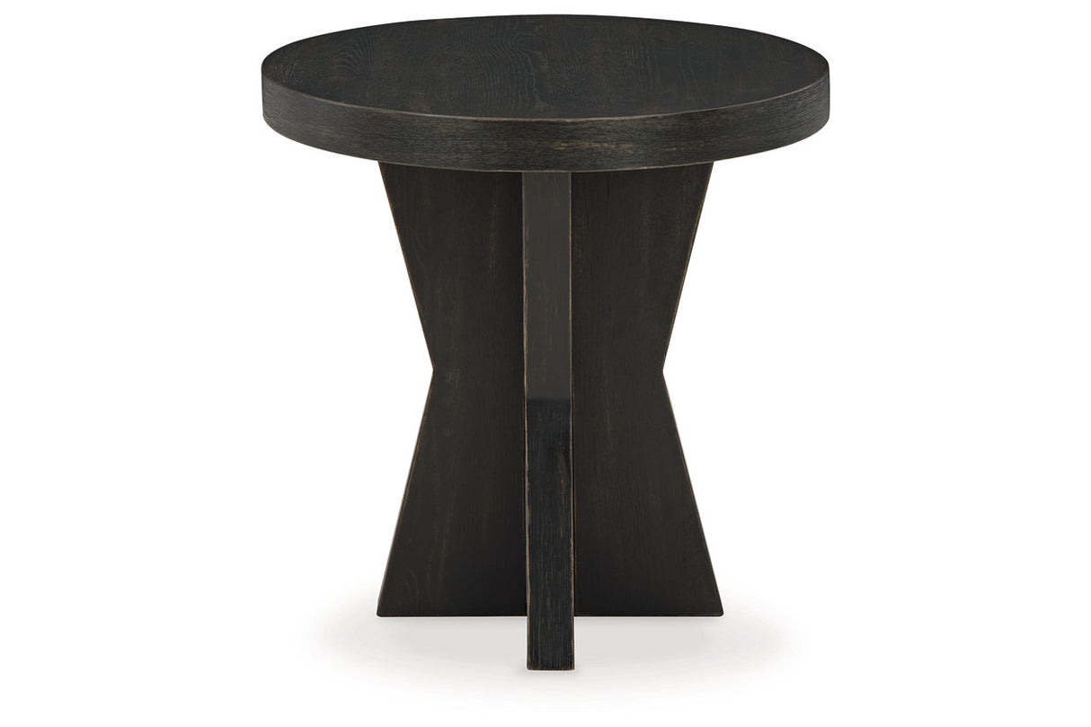 Galliden Black Coffee Table and 2 End Tables -  Ashley - Luna Furniture