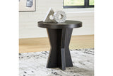 Galliden Black Coffee Table and 2 End Tables -  Ashley - Luna Furniture