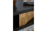 Kocomore Brown/Natural Coffee Table and 2 Chairside End Tables from Ashley - Luna Furniture