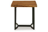 Fortmaine Brown/Black Coffee Table and 2 End Tables -  Ashley - Luna Furniture