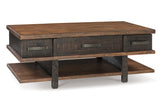 Stanah Two-tone Coffee Table and 2 End Tables -  Ashley - Luna Furniture