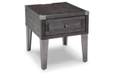 Todoe Dark Gray Coffee Table and End Table from Ashley - Luna Furniture