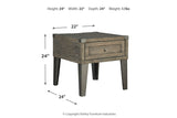 Chazney Rustic Brown Lift-top Coffee Table and 2 End Tables from Ashley - Luna Furniture