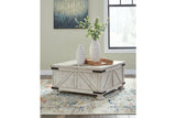 Carynhurst Whitewash Coffee Table and 2 End Tables from Ashley - Luna Furniture