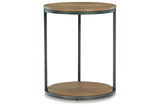 Fridley Brown/Black Coffee Table and 2 End Tables from Ashley - Luna Furniture