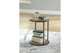 Fridley Brown/Black Coffee Table and 2 End Tables from Ashley - Luna Furniture