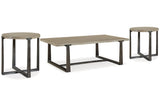 Dalenville Gray Coffee Table and 2 End Tables from Ashley - Luna Furniture