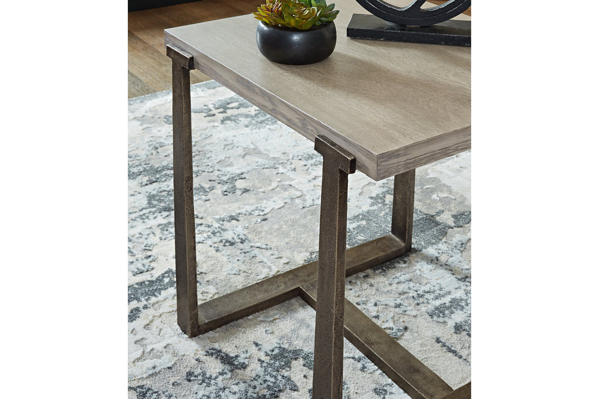 Dalenville Gray Coffee Table and 2 End Tables from Ashley - Luna Furniture