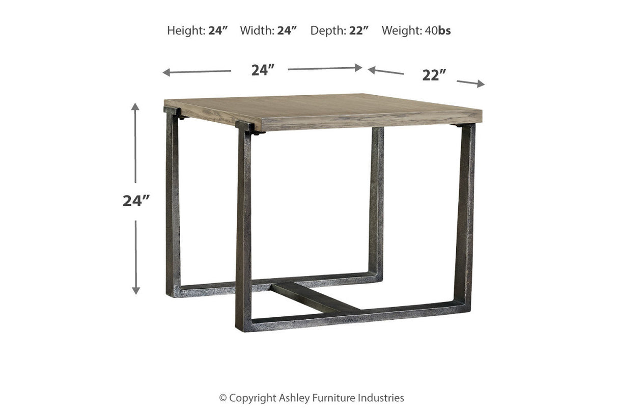 Dalenville Gray Coffee Table and 2 End Tables from Ashley - Luna Furniture