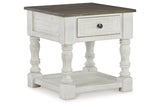 Havalance White/Gray Lift Top Coffee Table and 2 End Tables from Ashley - Luna Furniture