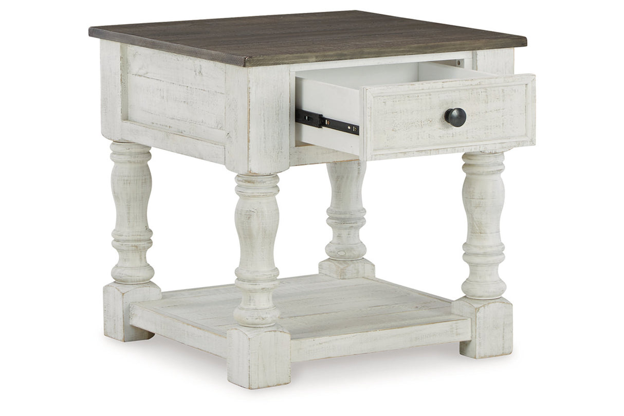 Havalance White/Gray Lift Top Coffee Table and 2 End Tables from Ashley - Luna Furniture