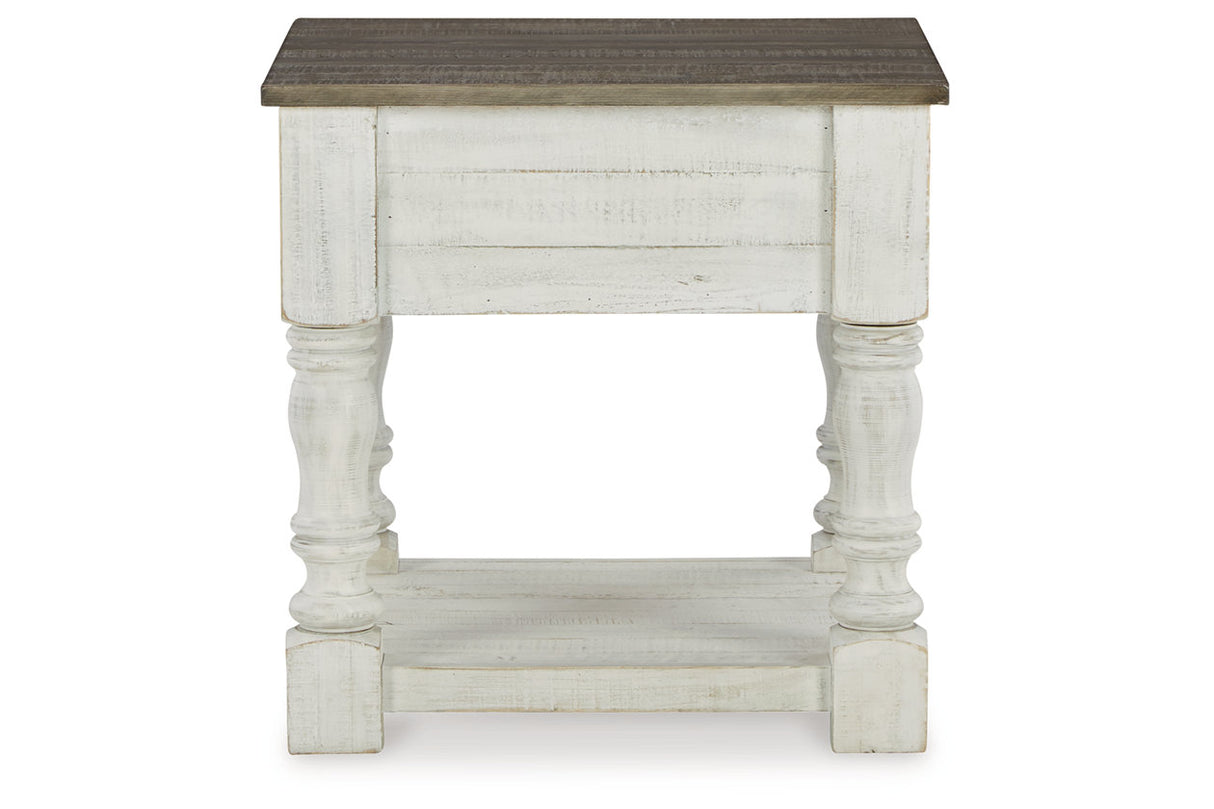 Havalance White/Gray Lift Top Coffee Table and 2 End Tables from Ashley - Luna Furniture