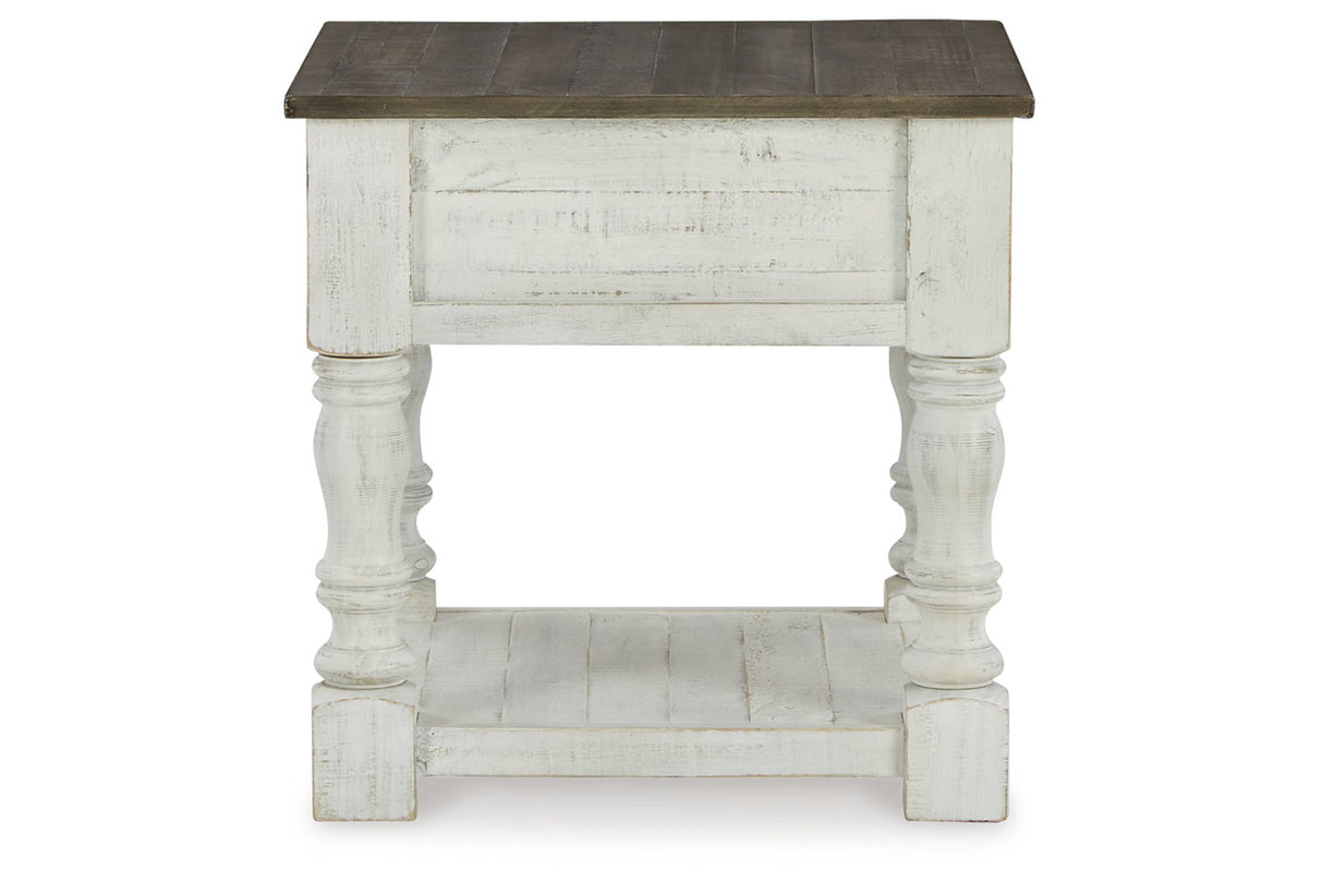 Havalance White/Gray Lift Top Coffee Table and 2 End Tables from Ashley - Luna Furniture