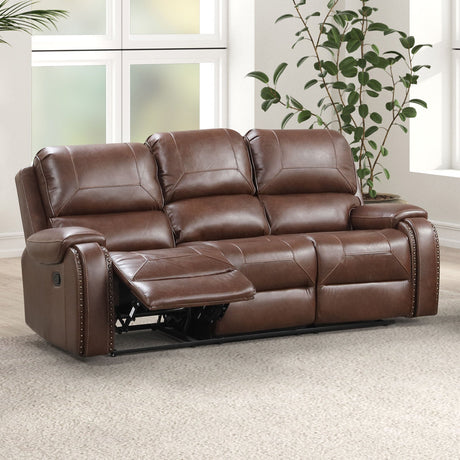 Tepic Brown Sofa from Furniture of America - Luna Furniture