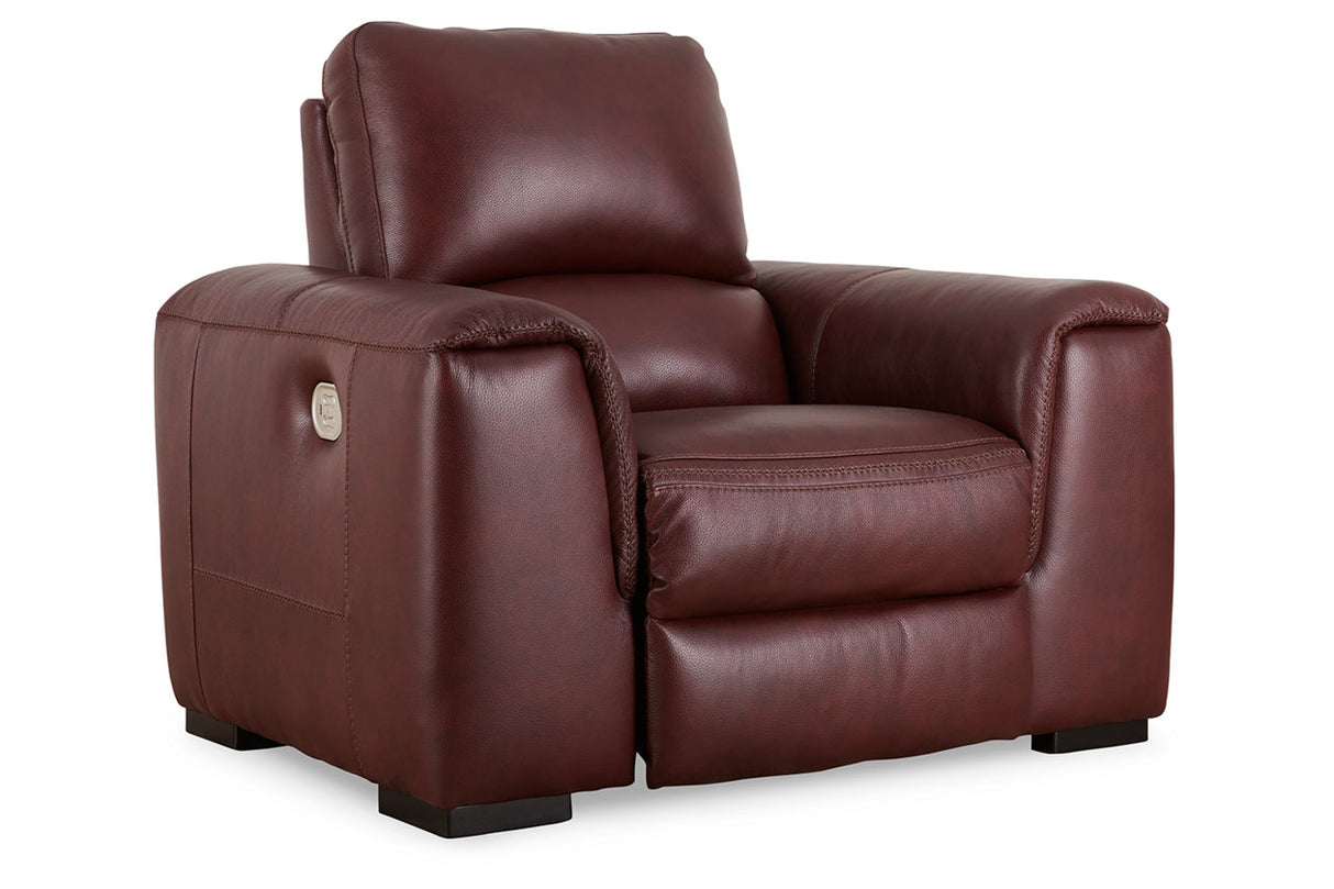 Alessandro Garnet Reclining Sofa and Recliner -  Ashley - Luna Furniture