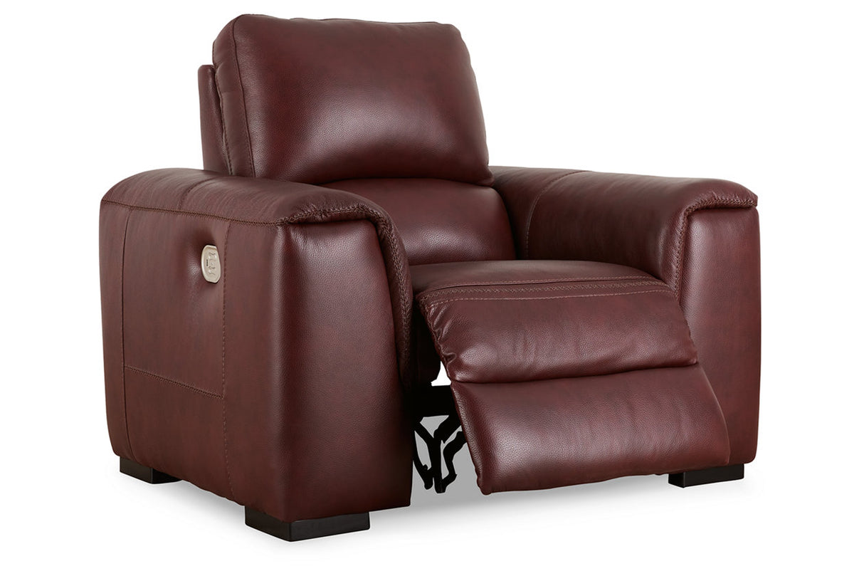 Alessandro Garnet Reclining Sofa and Recliner -  Ashley - Luna Furniture