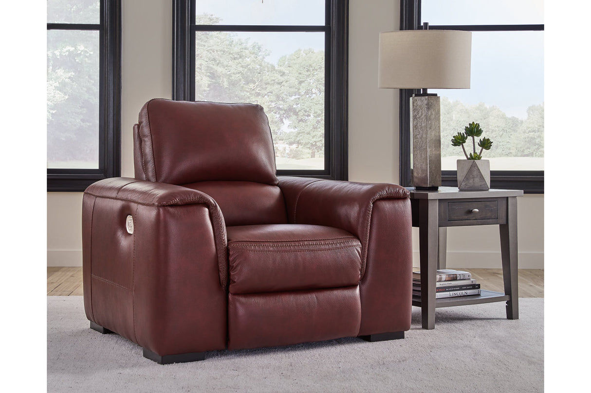 Alessandro Garnet Reclining Sofa and Recliner -  Ashley - Luna Furniture