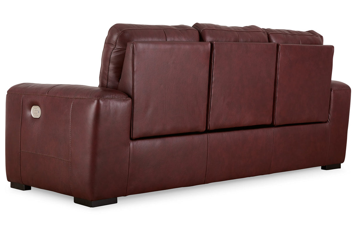 Alessandro Garnet Reclining Sofa and Recliner -  Ashley - Luna Furniture