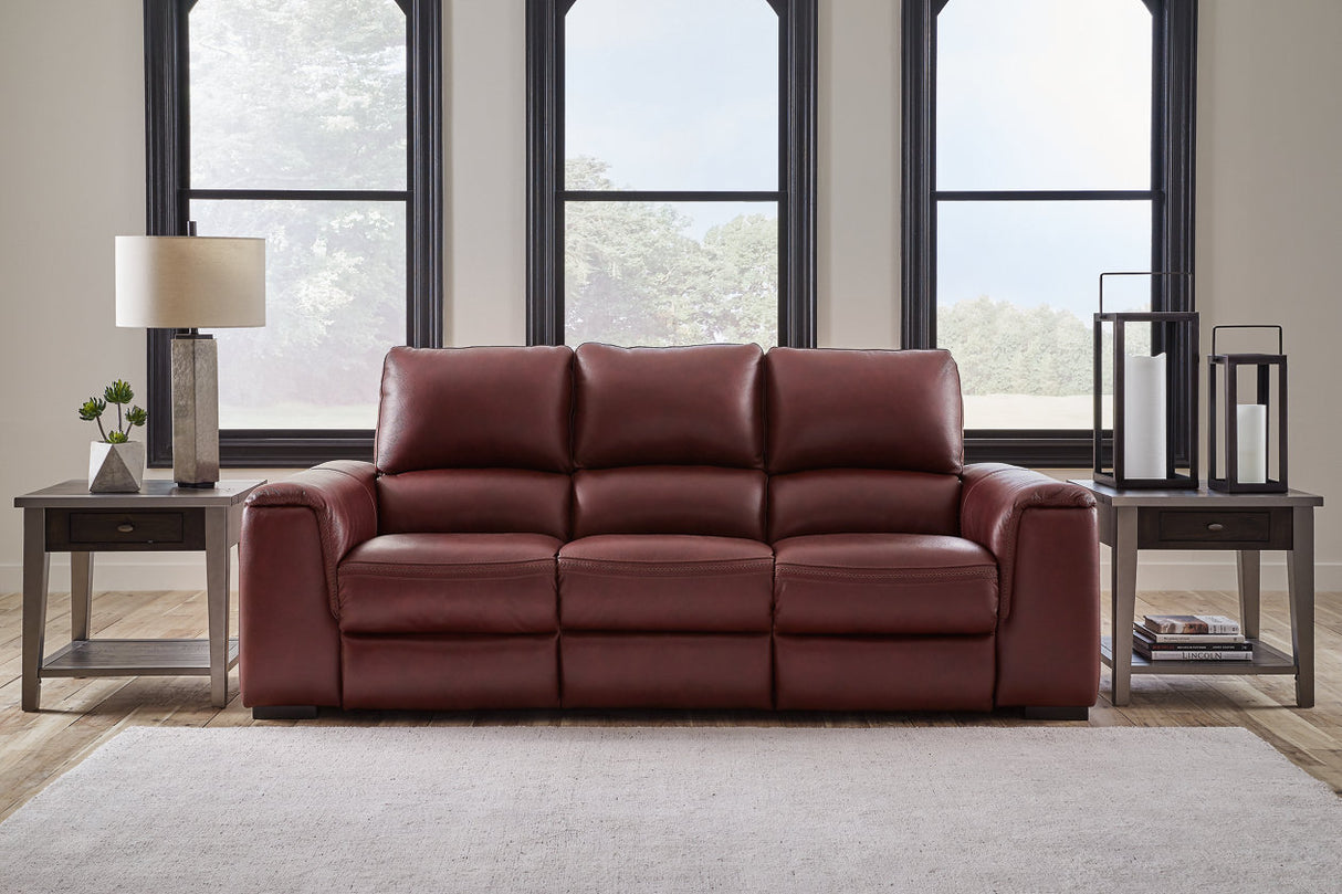 Alessandro Garnet Reclining Sofa and Recliner -  Ashley - Luna Furniture