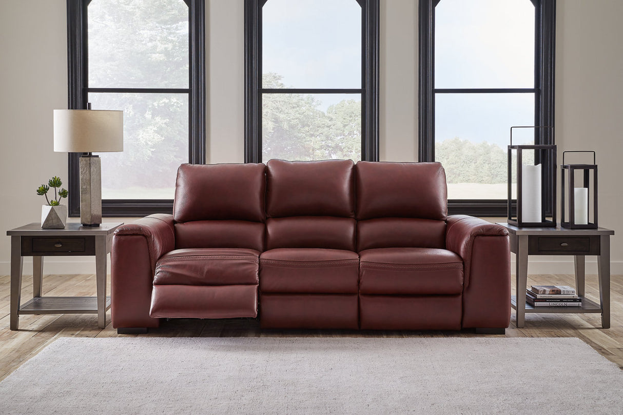 Alessandro Garnet Reclining Sofa and Recliner -  Ashley - Luna Furniture