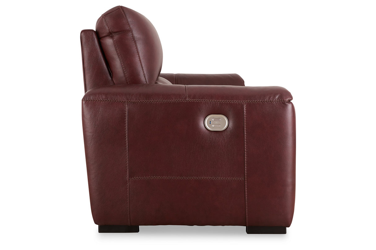 Alessandro Garnet Reclining Sofa and Recliner -  Ashley - Luna Furniture