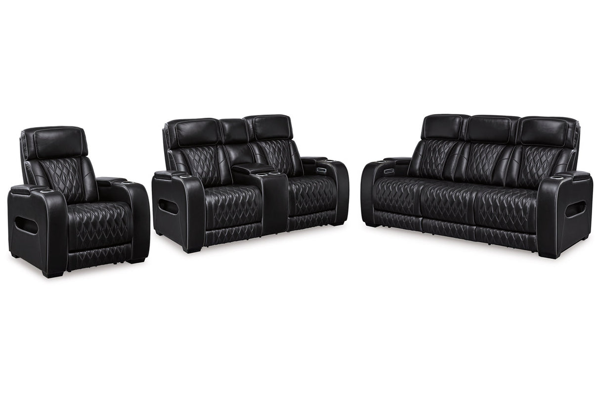 Boyington Power Reclining Sofa, Loveseat and Recliner from Ashley - Luna Furniture