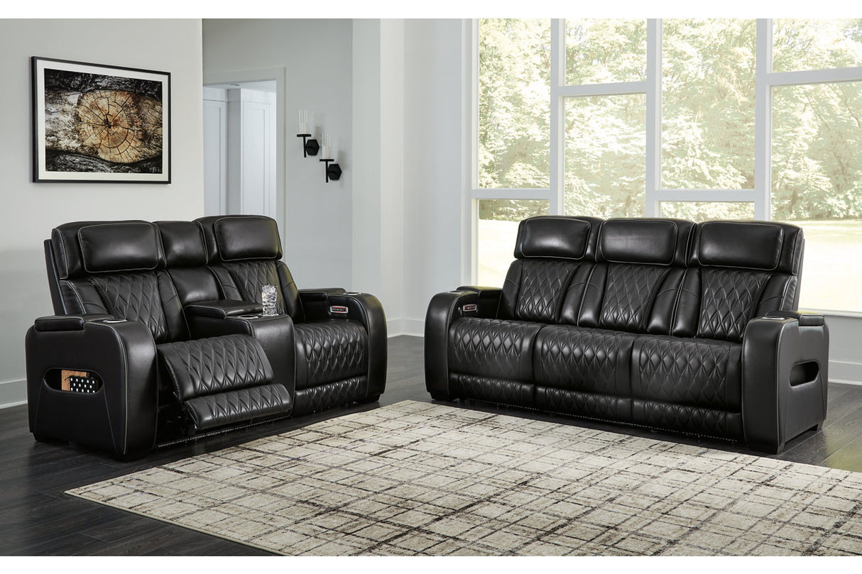 Boyington Power Reclining Sofa, Loveseat and Recliner from Ashley - Luna Furniture