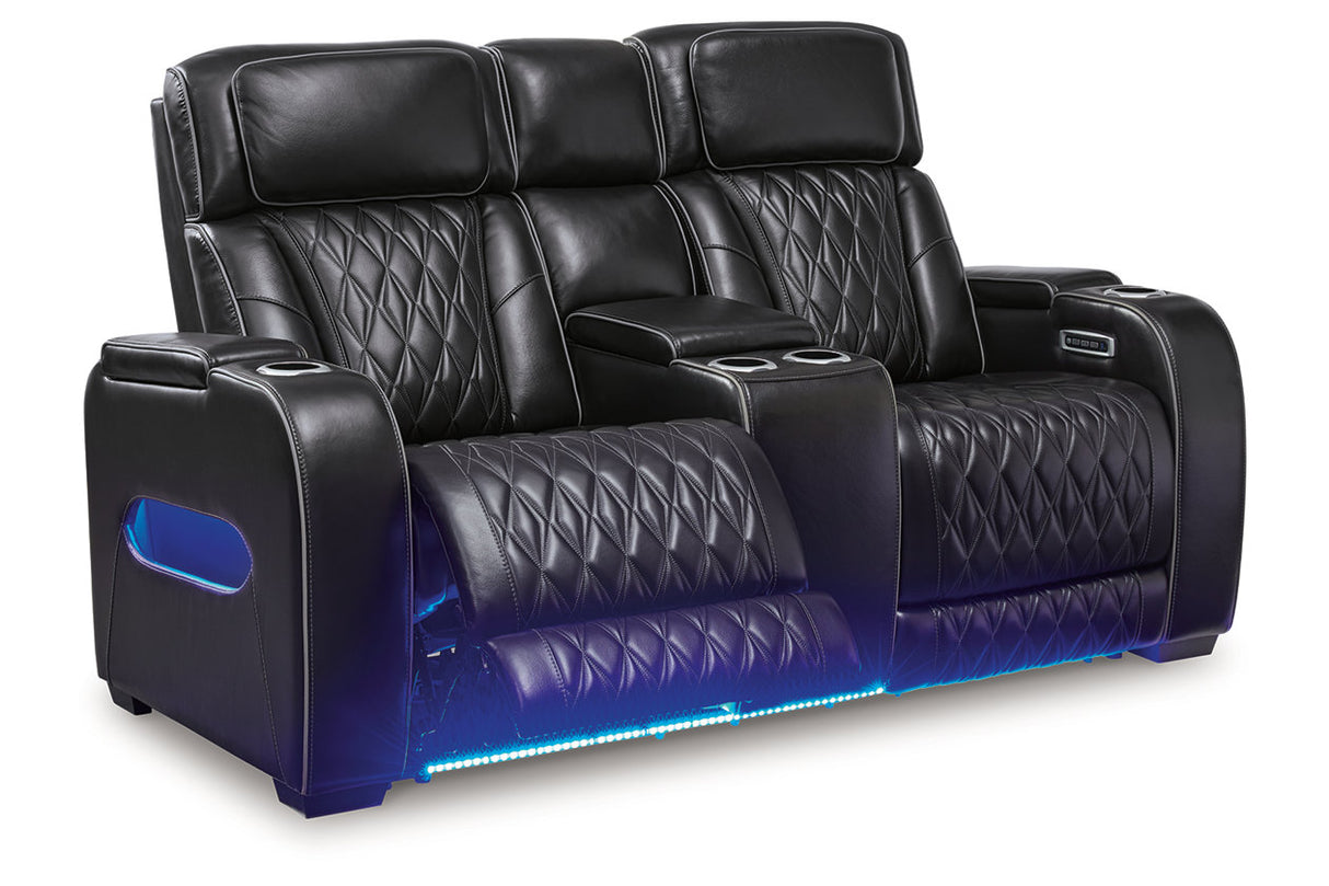 Boyington Power Reclining Sofa, Loveseat and Recliner from Ashley - Luna Furniture