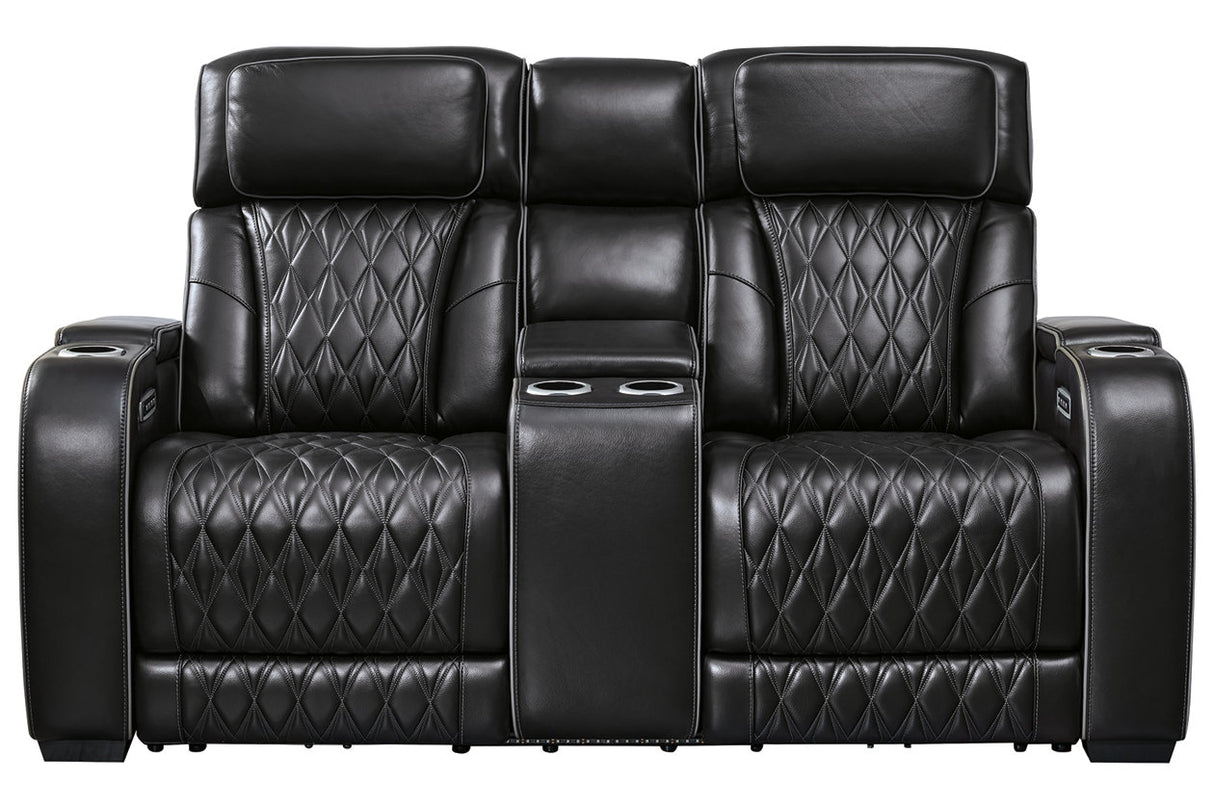 Boyington Power Reclining Sofa, Loveseat and Recliner from Ashley - Luna Furniture