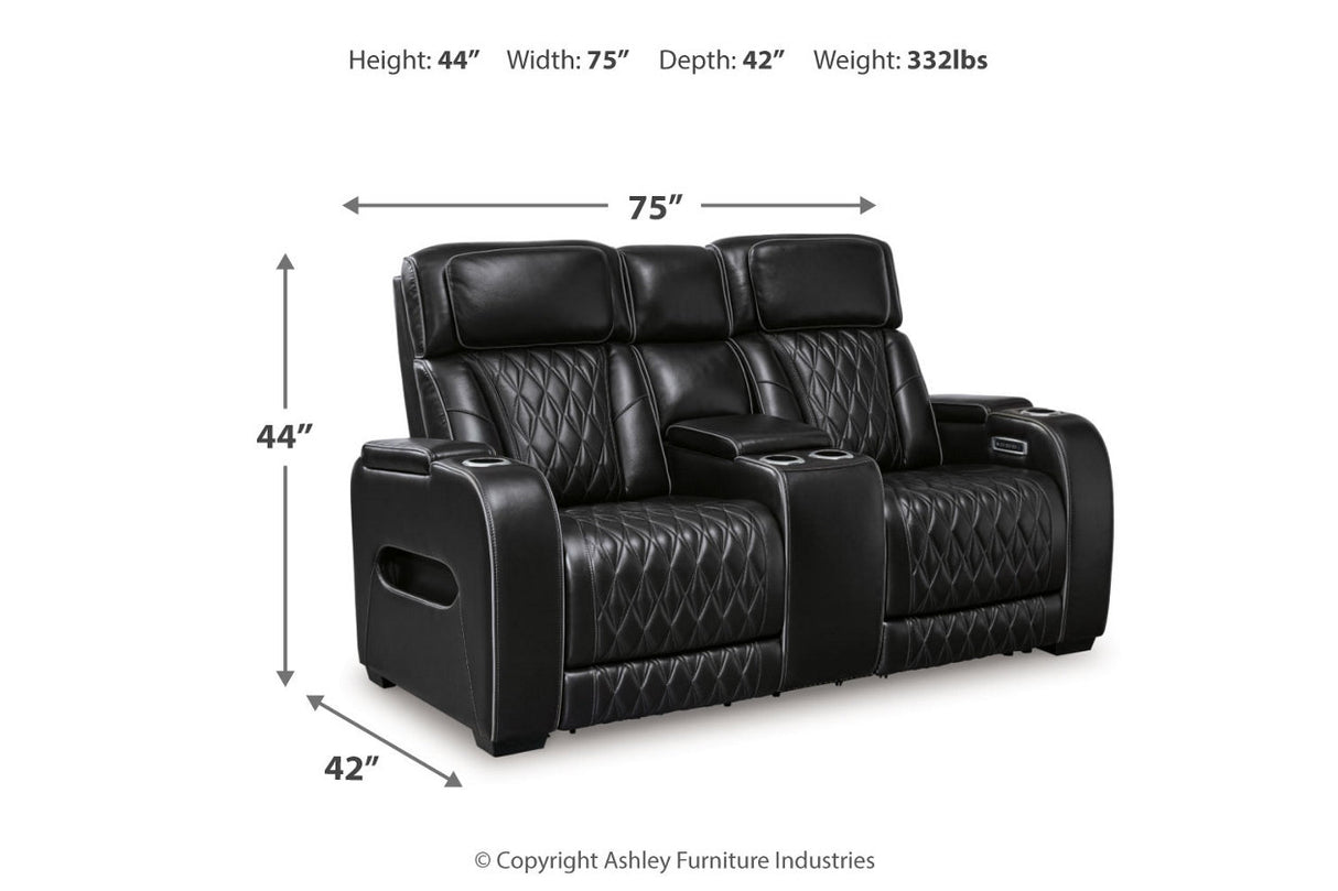 Boyington Power Reclining Sofa, Loveseat and Recliner from Ashley - Luna Furniture