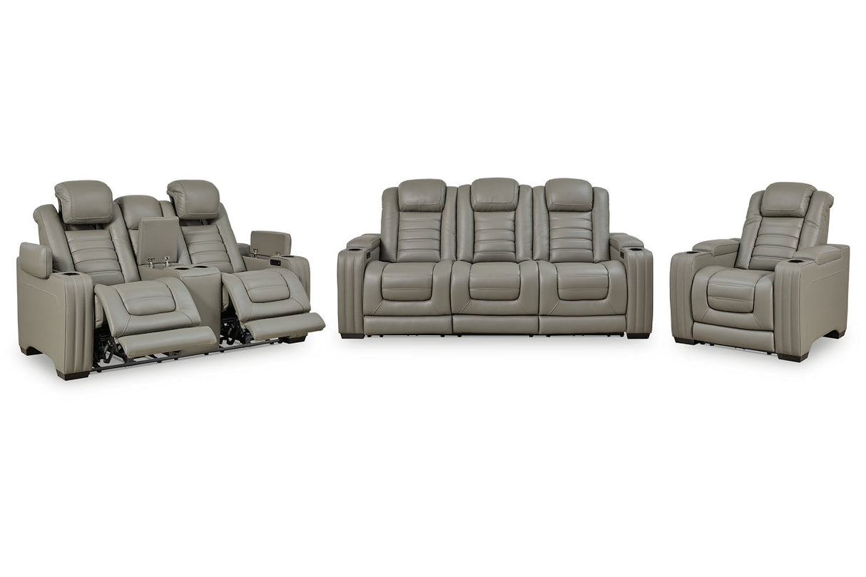 Backtrack  Power Reclining Sofa, Loveseat and Recliner -  Ashley - Luna Furniture