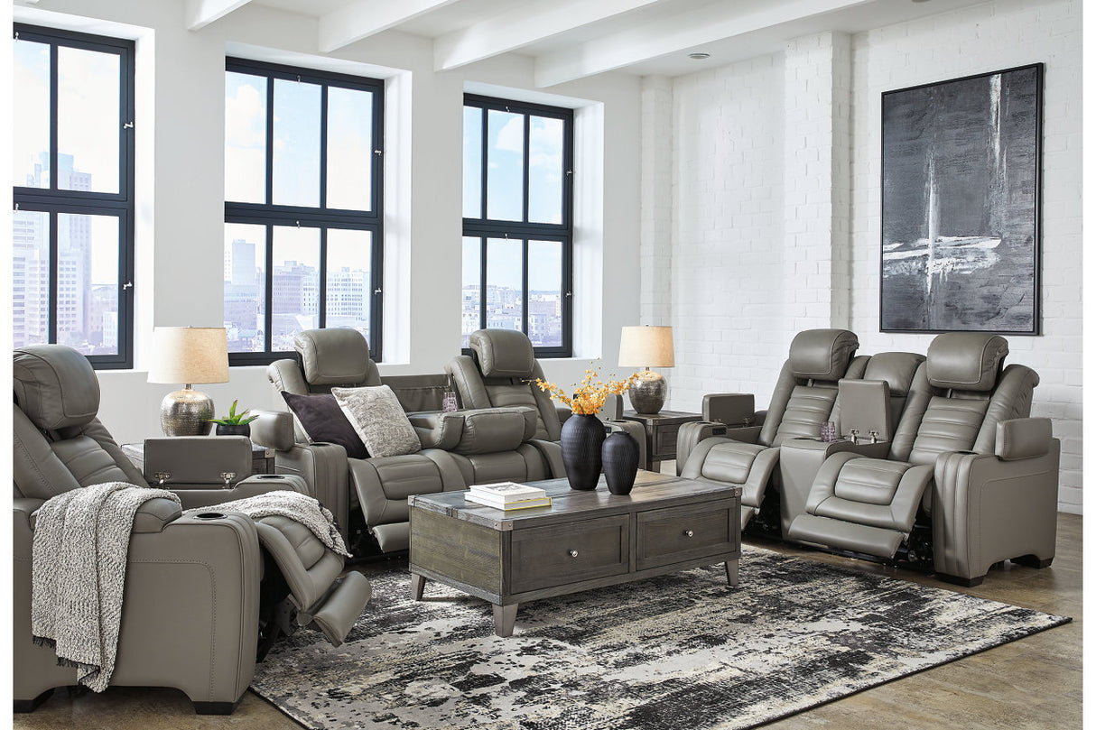 Backtrack  Power Reclining Sofa, Loveseat and Recliner -  Ashley - Luna Furniture