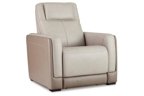 Battleville Almond Power Reclining Sofa, Loveseat and Recliner from Ashley - Luna Furniture