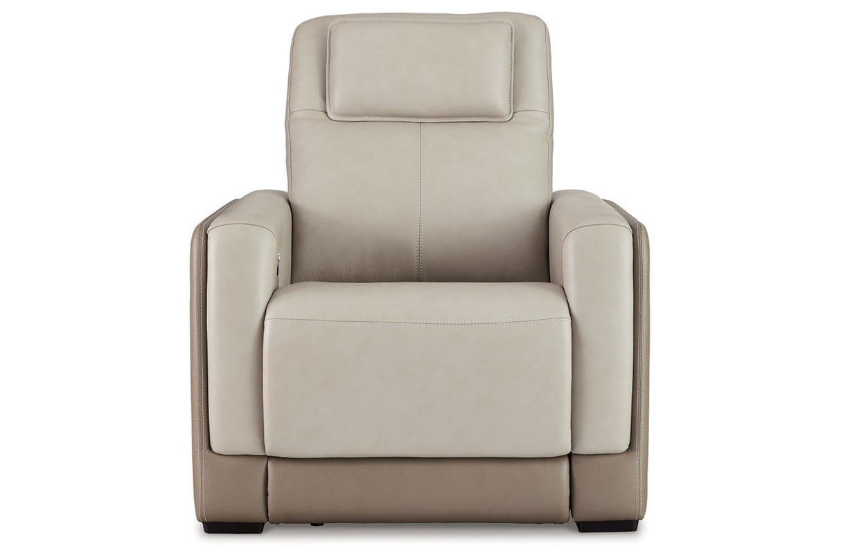 Battleville Almond Power Reclining Sofa, Loveseat and Recliner from Ashley - Luna Furniture