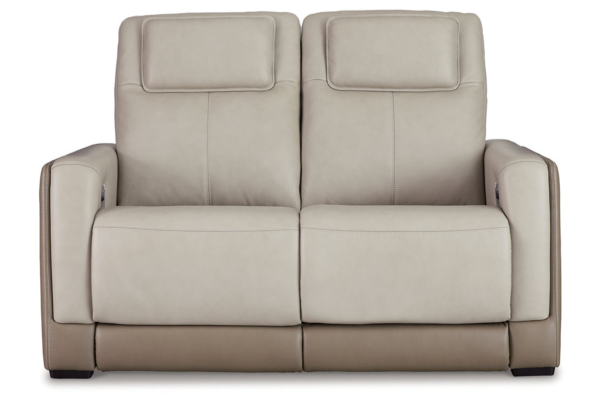 Battleville Almond Power Reclining Sofa, Loveseat and Recliner from Ashley - Luna Furniture