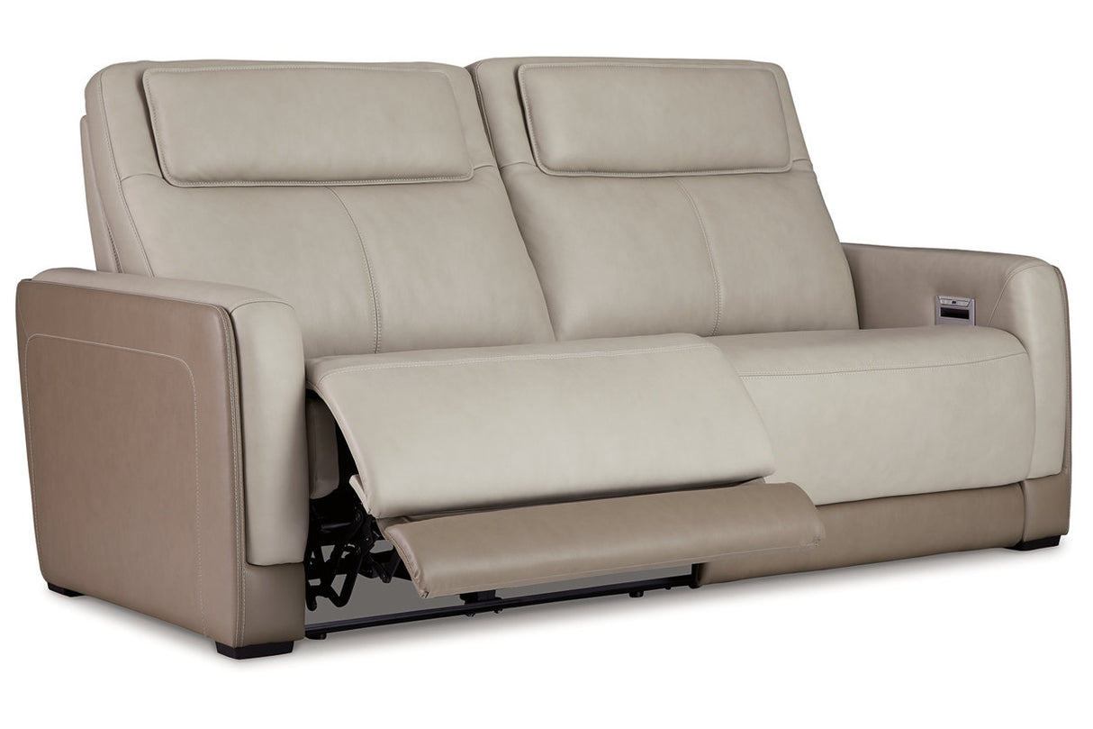 Battleville Almond Power Reclining Sofa, Loveseat and Recliner from Ashley - Luna Furniture