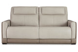 Battleville Almond Power Reclining Sofa, Loveseat and Recliner from Ashley - Luna Furniture